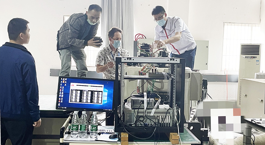 艾菲公司国际研发人员合作振动试验